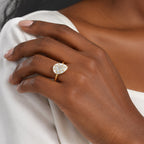 D'Joy - Moissanite Solitaire Ring in Yellow Gold Plated Sterling Silver 2.78 Ct._8787663_1