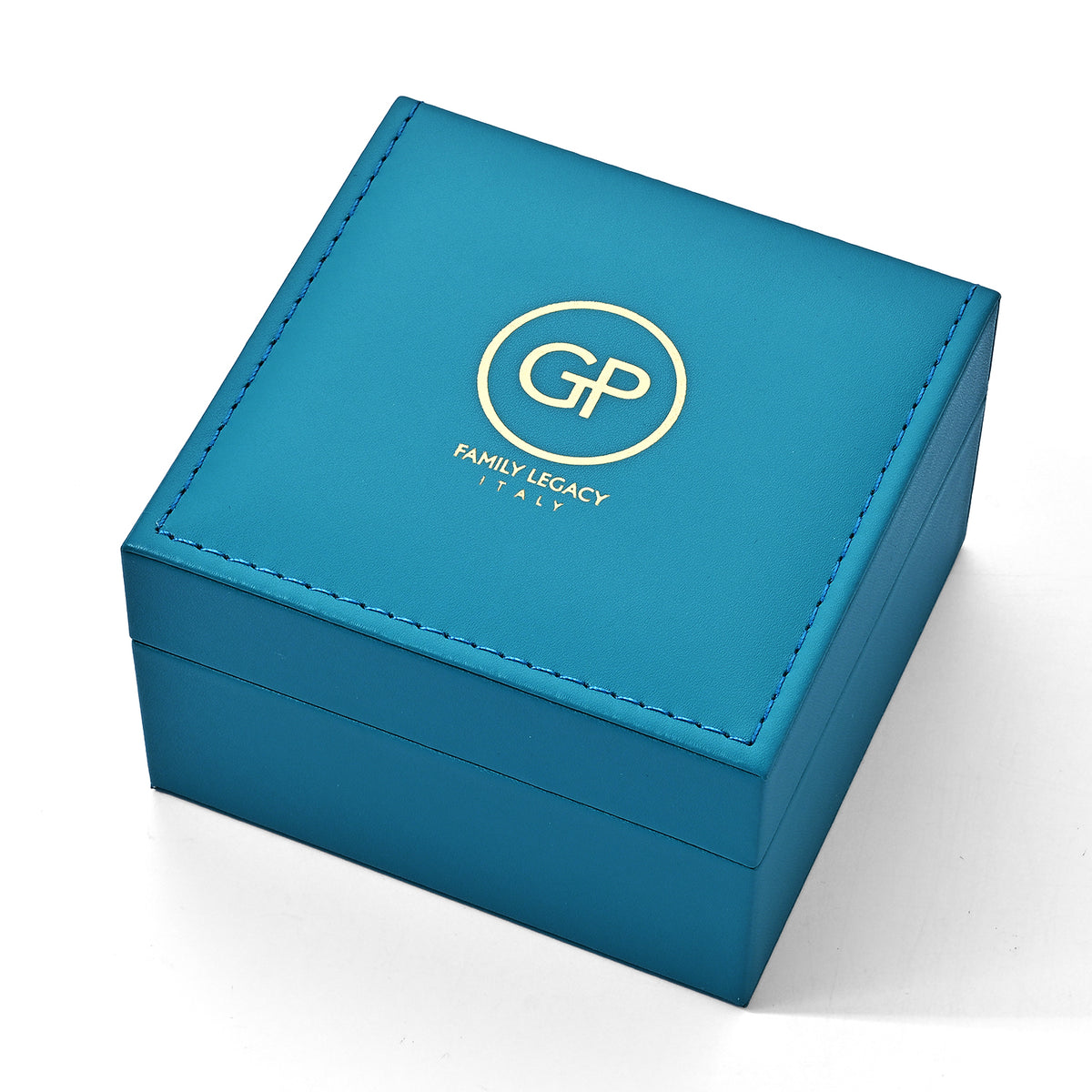 First Time Ever - GP Multi Color Crystal, Blue Sapphire Watch Pure White Stainless Steel. 8787851 8