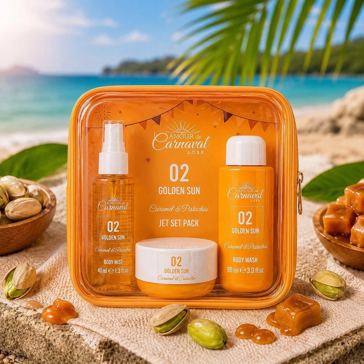 Amour de Carnaval Jet Set Pack (Includes Body mist, Lotion and Shower Gel) - Orange 8788139 1