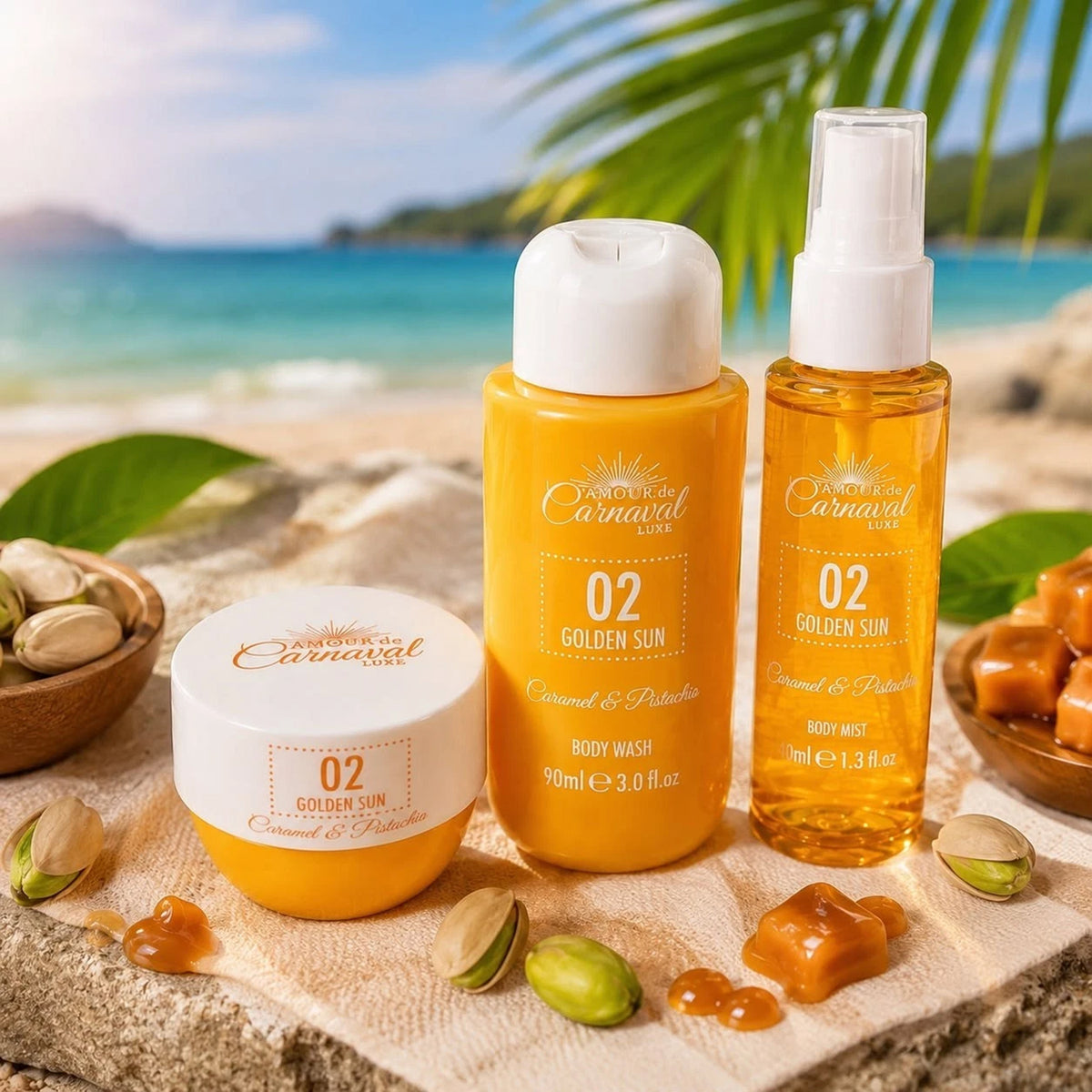 Amour de Carnaval Jet Set Pack (Includes Body mist, Lotion and Shower Gel) - Orange 8788139 2