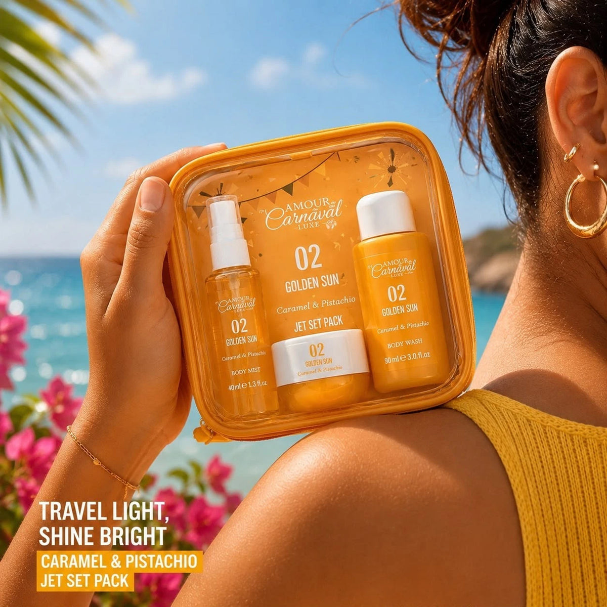 Amour de Carnaval Jet Set Pack (Includes Body mist, Lotion and Shower Gel) - Orange 8788139 3