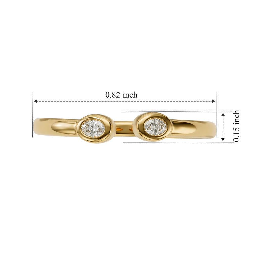 Luxuriant Lab Grown Diamond Fancy Ring in 18K YG PlatingSterling Silver  0.100  Ct._8788380_4