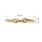 Luxuriant Lab Grown Diamond Fancy Ring in 18K YG PlatingSterling Silver  0.100  Ct._8788380_4