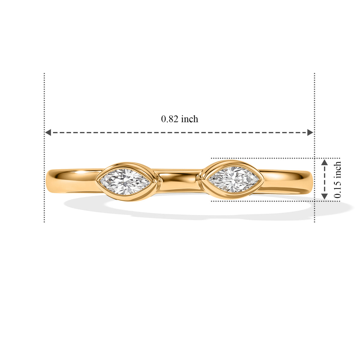 Luxuriant - Lab Grown Diamond (SI/G-H) Solitaire Ring in Yellow Gold Plated Sterling Silver 8788404 4