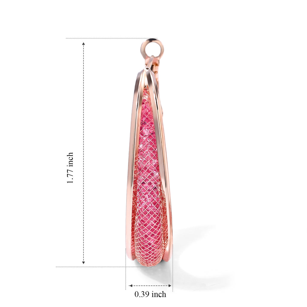 White Crystal Fancy Earring Pure Rose Brass  0.010  Ct._8789067_4