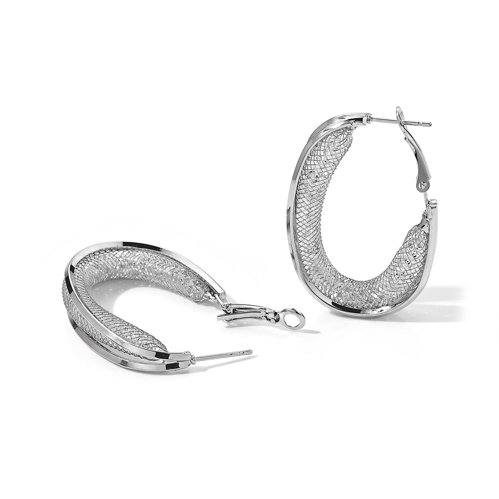 White Crystal Fancy Earring Pure White Brass  0.010  Ct._8789079_3