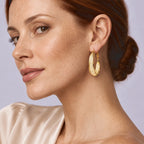 White Crystal Fancy Earring Pure Yellow Brass  0.010  Ct._8789108_1