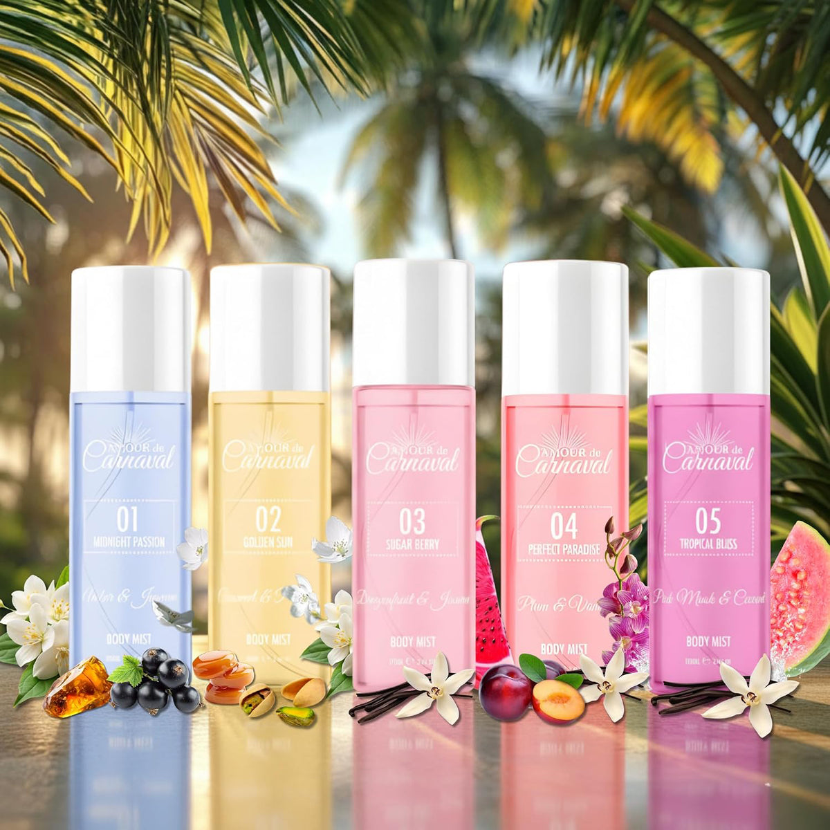 Laurelle Amour de Carnaval 5 x50ml Body Mist 8789153 1
