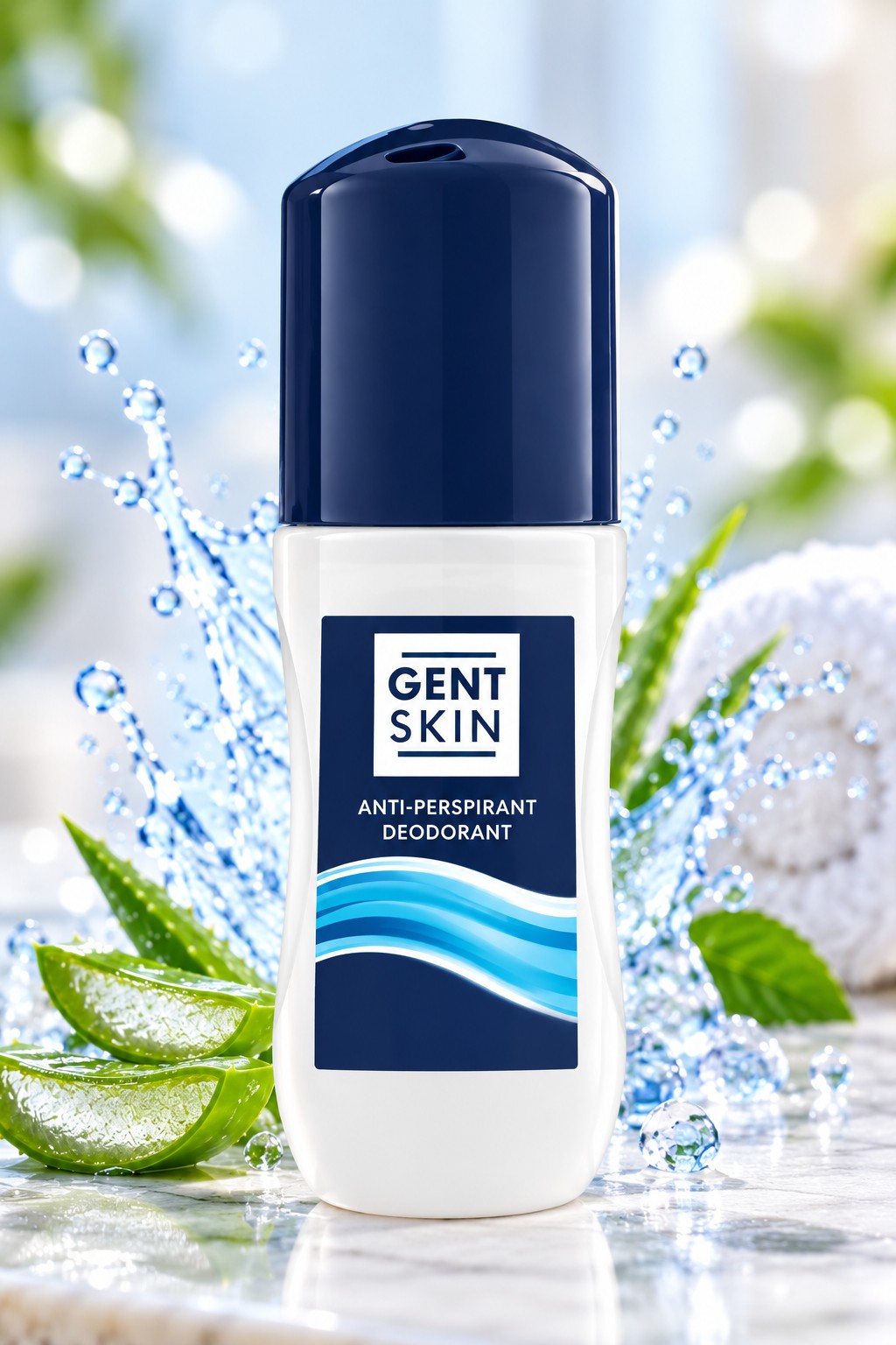 Laurelle Gent Skin Anti Perspirant Roll on Deodorant with Aloevera - 50ml 8791313 0