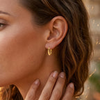 Vermeil YGSterling Silver Earring_8791325_2