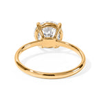 9K Yellow Gold Moissanite Solitaire Ring 1.77 Ct._8791879_4