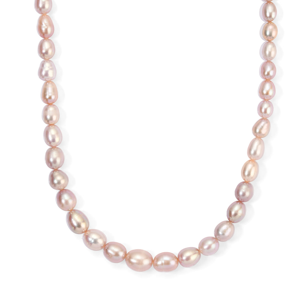 EverTrue Lavender Pearl Necklace (Size - 18) Stainless Steel  90.000  Ct._8795584