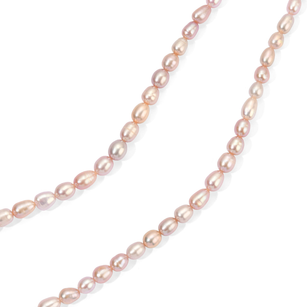 EverTrue Lavender Pearl Necklace (Size - 18) Stainless Steel  90.000  Ct._8795584_4