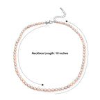 EverTrue Lavender Pearl Necklace (Size - 18) Stainless Steel  90.000  Ct._8795584_5