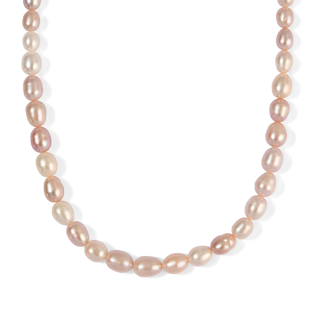 EverTrue Multi Color Fresh Water Pearl Necklace (Size - 18) Stainless Steel  85.000  Ct. 8795684 0