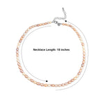 EverTrue Multi Color Fresh Water Pearl Necklace (Size - 18) Stainless Steel  85.000  Ct._8795684_5