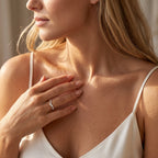 D'Joy - SGL Certified Natural White Diamond (I3/G-H) Wishbone Ring in Rhodium Overlay Sterling Silver 0.50 Ct._8795986_2