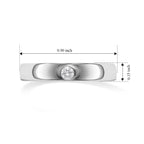 D'Joy - Natural White Diamond Ring in Rhodium Overlay Sterling Silver_8796034_5
