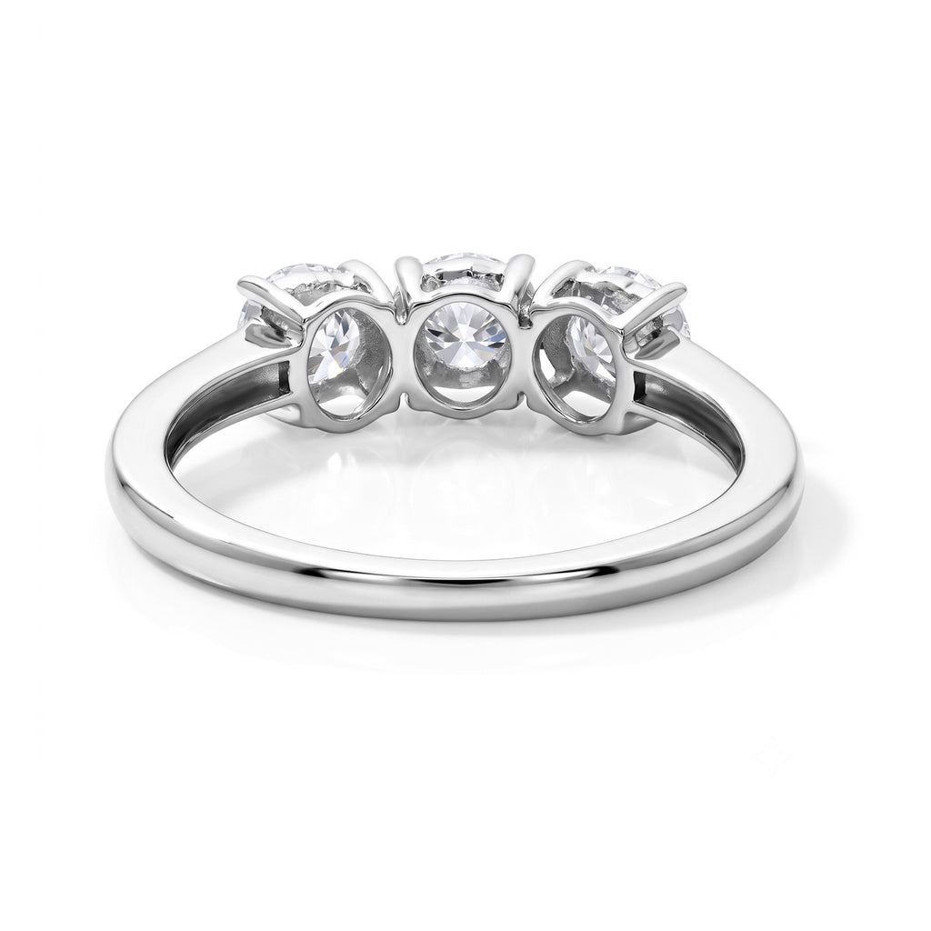 Rhapsody 950 Platinum VS White Diamond VS Ring in Rhodium Overlay, Platinum Wt.1.05 Gms  1.050  Ct._8796047_4