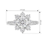 D'Joy - Moissanite Ring in Platinum Overlay Sterling Silver 1.90 Ct._8796410_5