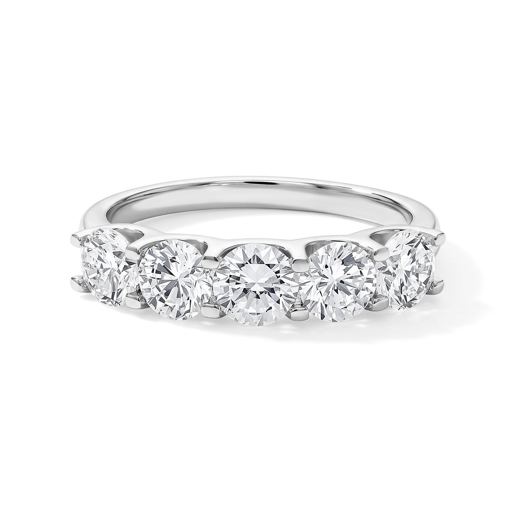 950 Platinum SGL Certified White Diamond (SI/G-H) Ring 2.10 Ct, Platinum Wt. 4.50 Gms_8797372