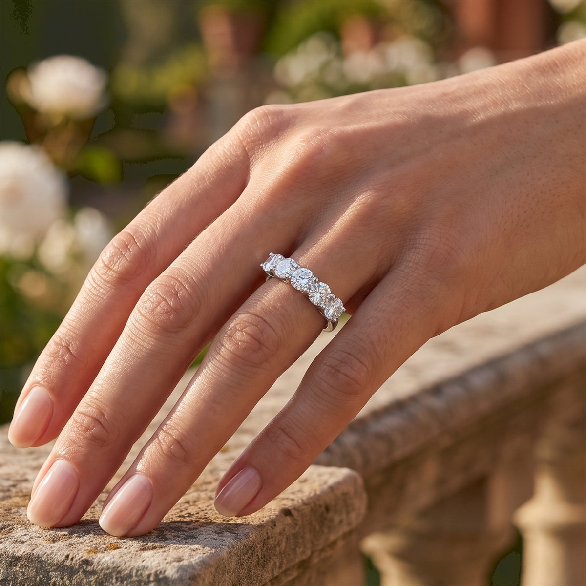950 Platinum SGL Certified White Diamond (SI-G-H) Ring 2.10 Ct, Platinum Wt. 4.50 Gms 8797372 1