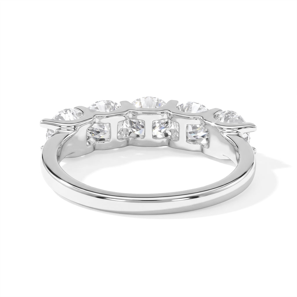 950 Platinum SGL Certified White Diamond (SI/G-H) Ring 2.10 Ct, Platinum Wt. 4.50 Gms_8797372_4