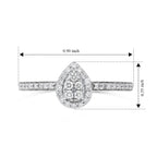 D'joy White Diamond Ring in Rhodium OverlaySterling Silver  0.301  Ct._8797418_5