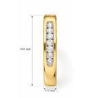 D'Joy - Natural White Diamond (I3/G-H) Hoop Earring in 18K Vermeil Yellow Gold Plated Sterling Silver_8797501_4
