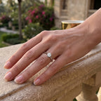950 Platinum SGL Certified White Diamond (SI/G-H) Ring 1.04 Ct, Platinum Wt. 3.30 Gms_8797517_1