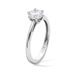 950 Platinum SGL Certified White Diamond (SI/G-H) Ring 1.04 Ct, Platinum Wt. 3.30 Gms_8797517_3