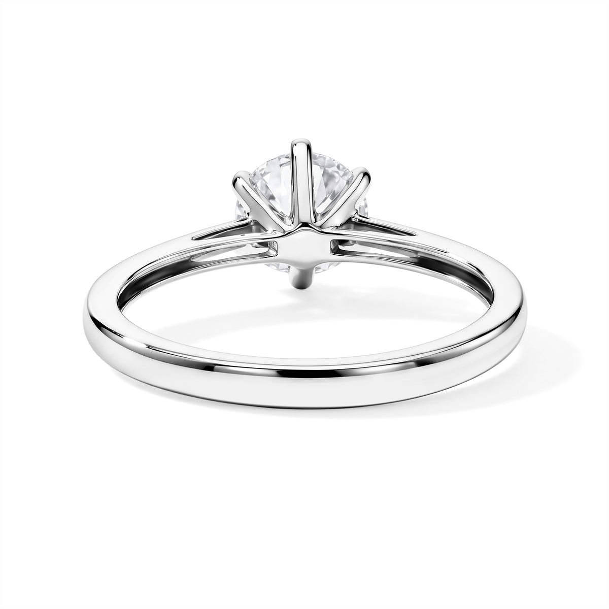 950 Platinum SGL Certified White Diamond (SI-G-H) Ring 1.04 Ct, Platinum Wt. 3.30 Gms 8797517 4
