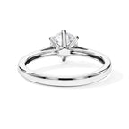 950 Platinum SGL Certified White Diamond (SI/G-H) Ring 1.04 Ct, Platinum Wt. 3.30 Gms_8797517_4