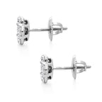 950 Platinum SGL Certified Natural White Diamond (SI/G-H) Earring with Screw Back 1.08 Ct, Platinum Wt. 2.60 Gms_8797525_3
