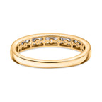 D'joy White Diamond Band Ring in 18K YG VermeilSterling Silver  0.504  Ct._8797602_4