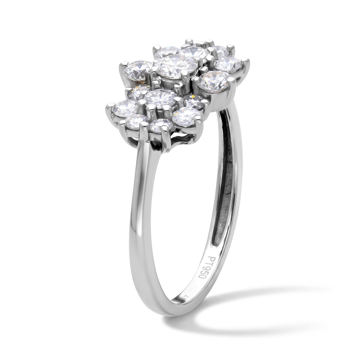 950 Platinum SGL Certified Natural White Diamond (SI-G-H) Ring 1.00 Ct, Platinum Wt. 4.50 Gms 8797668 3