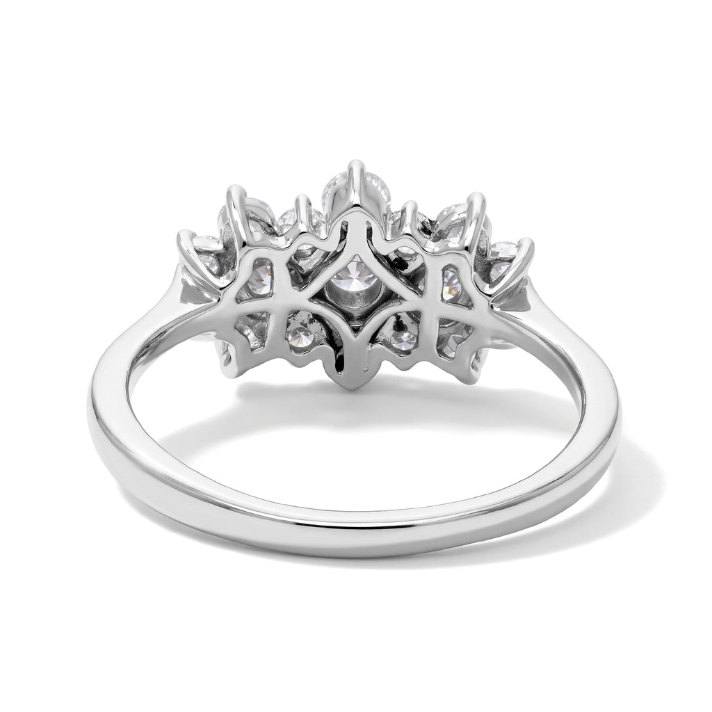 950 Platinum SGL Certified Natural White Diamond (SI/G-H) Ring 1.00 Ct, Platinum Wt. 4.50 Gms_8797668_4