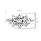 950 Platinum SGL Certified Natural White Diamond (SI/G-H) Ring 1.00 Ct, Platinum Wt. 4.50 Gms_8797668_5