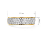D'Joy - SGL Certified Natural White Diamond (I3/G-H) Ring in 18K Vermeil Yellow Gold Plated Sterling Silver_8797688_5
