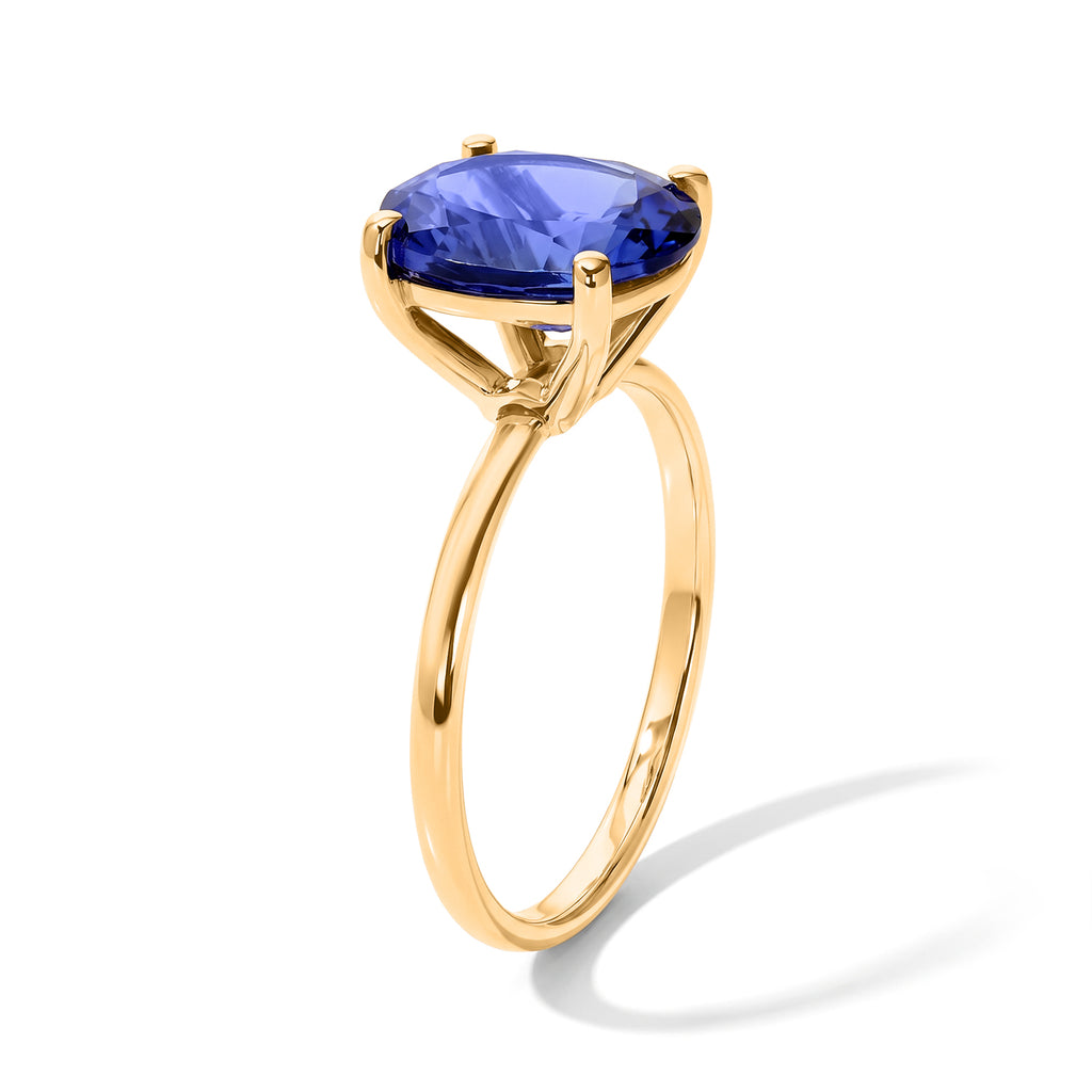 14K Yellow Gold AA Tanzanite Solitaire Ring, Gold Wt.1.18 Gms  2.530  Ct._8798167_3