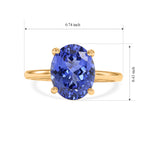 14K Yellow Gold AA Tanzanite Solitaire Ring, Gold Wt.1.18 Gms  2.530  Ct._8798167_5