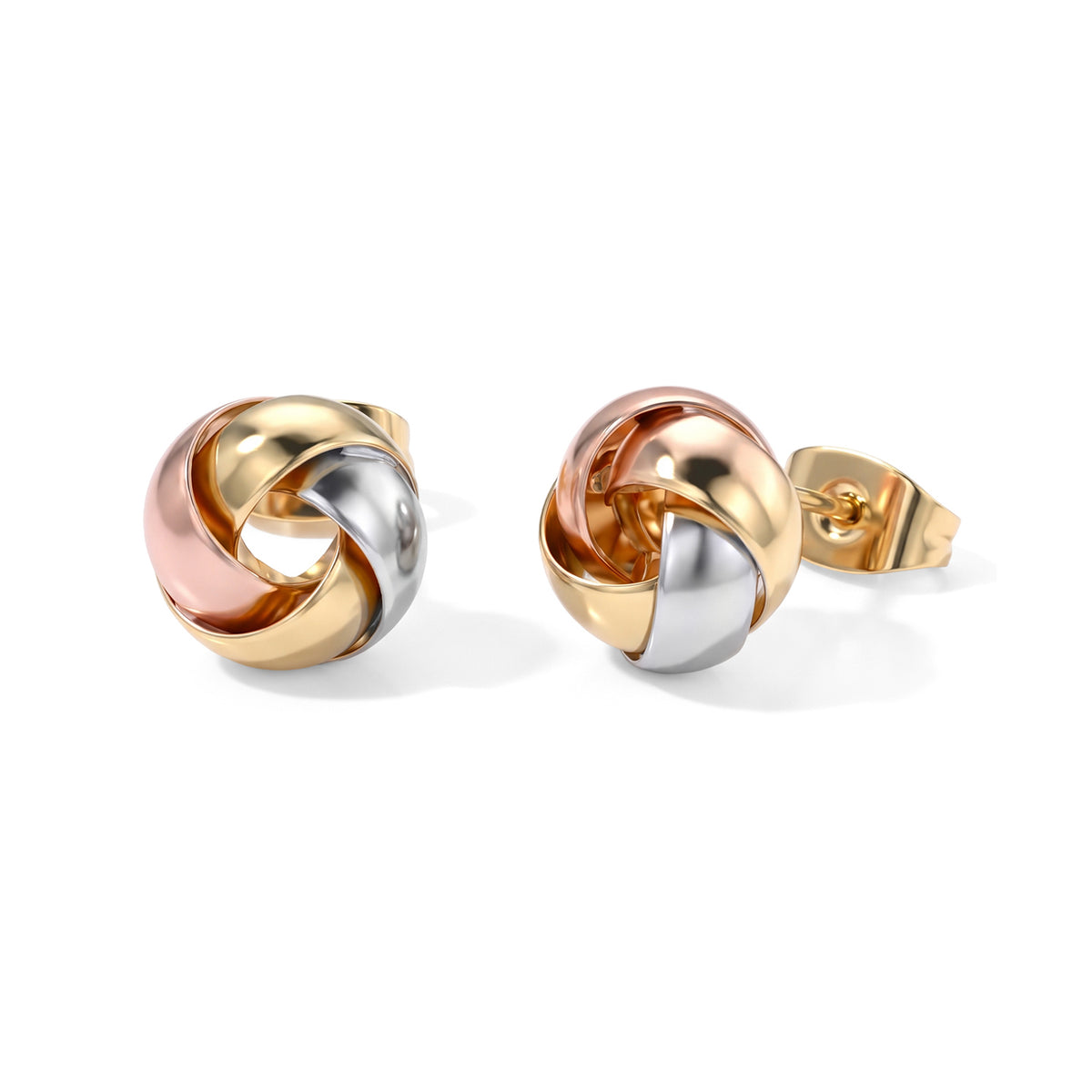 Knot Stud Earring with Push Back 8798760 0
