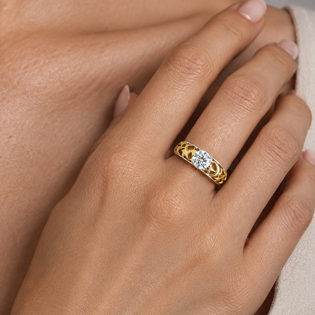 Luxuriant Lab Grown Diamond Solitaire Diamond Ring Sterling Silver  1.010  Ct._8799064_1