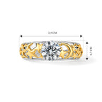 Luxuriant Lab Grown Diamond Solitaire Diamond Ring Sterling Silver  1.010  Ct._8799064_5