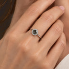 D'joy Black Diamond, White Diamond Solitaire Diamond Ring in Rhodium OverlaySterling Silver  0.993  Ct._8800458_1