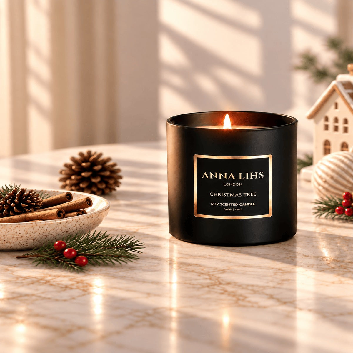 Anna Lihs - Festive Christmas Tree Scented Candle 8800629 0