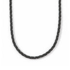 EverTrue - Black Spinel Necklace (Size - 20+2 Ext) with Lobster Clasp 72.00 Ct._8800721