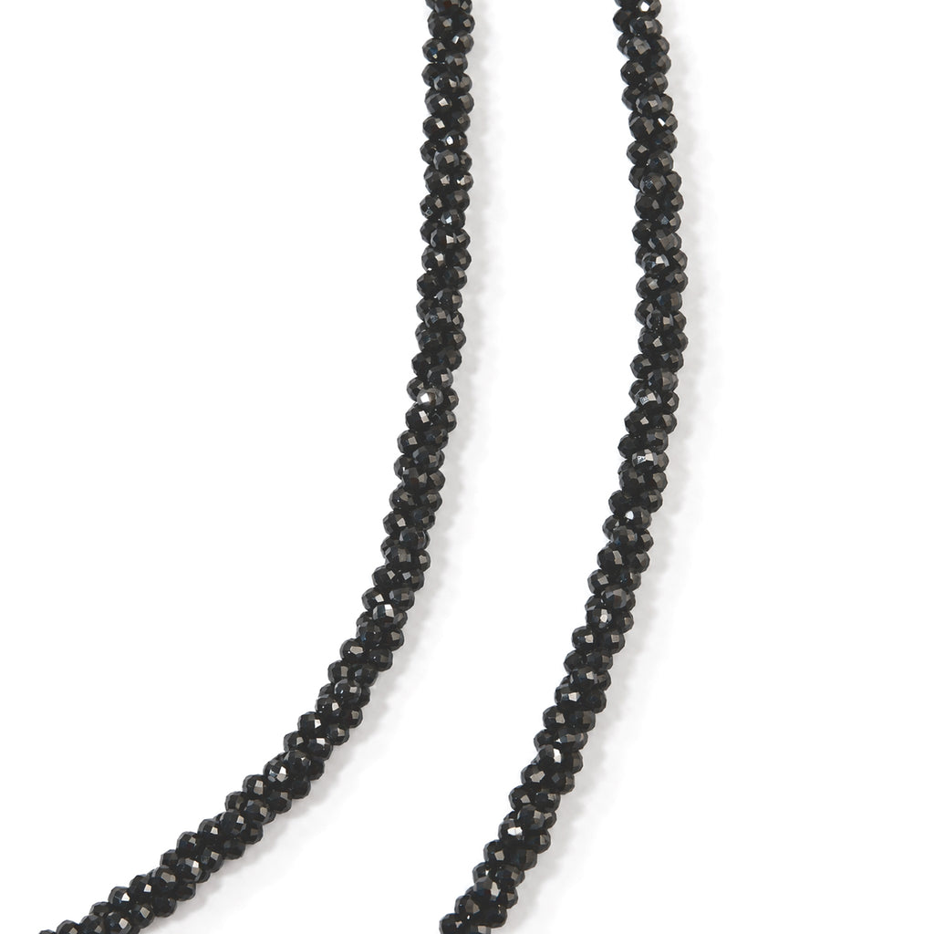 EverTrue - Black Spinel Necklace (Size - 20+2 Ext) with Lobster Clasp 72.00 Ct._8800721_3