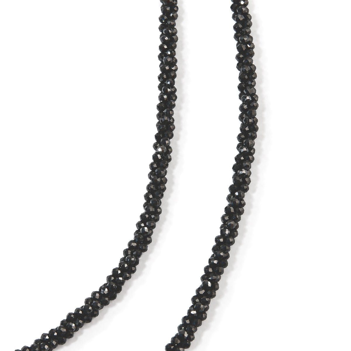 EverTrue - Black Spinel Necklace (Size - 20+2 Ext) with Lobster Clasp 72.00 Ct. 8800721 3