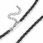 EverTrue - Black Spinel Necklace (Size - 20+2 Ext) with Lobster Clasp 72.00 Ct._8800721_4